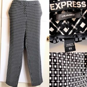 2/$35 Express Columnist 8 checker print trousers